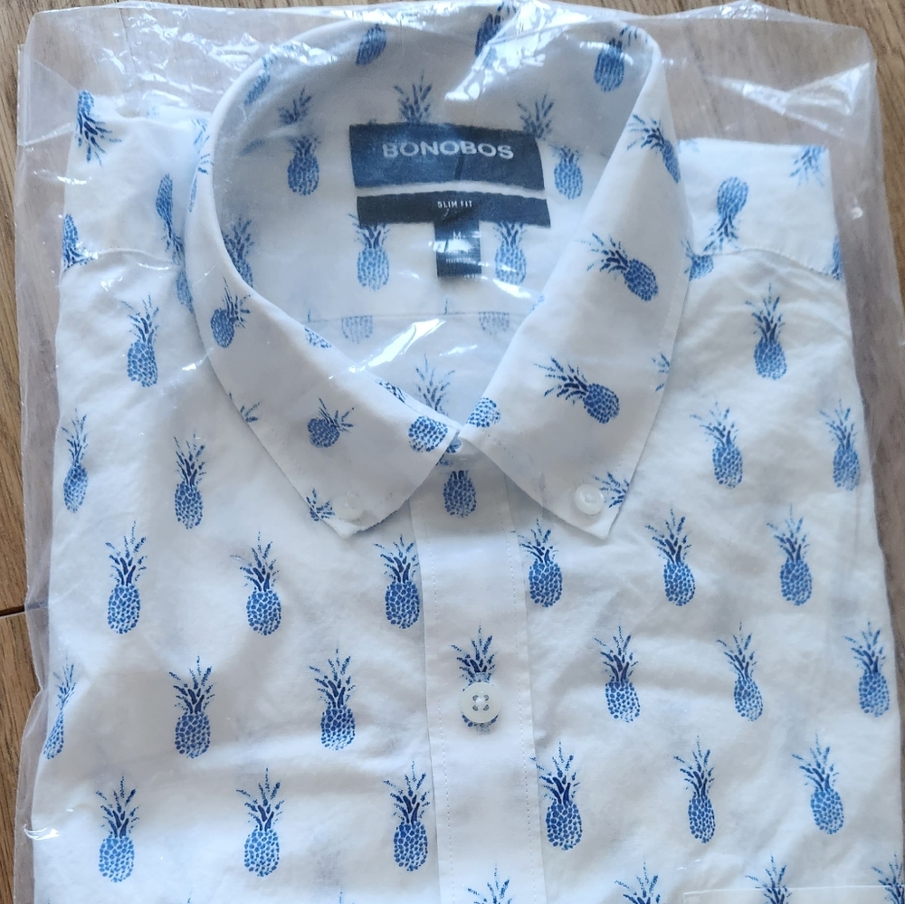Bonobos men's slim fit size M shirt
